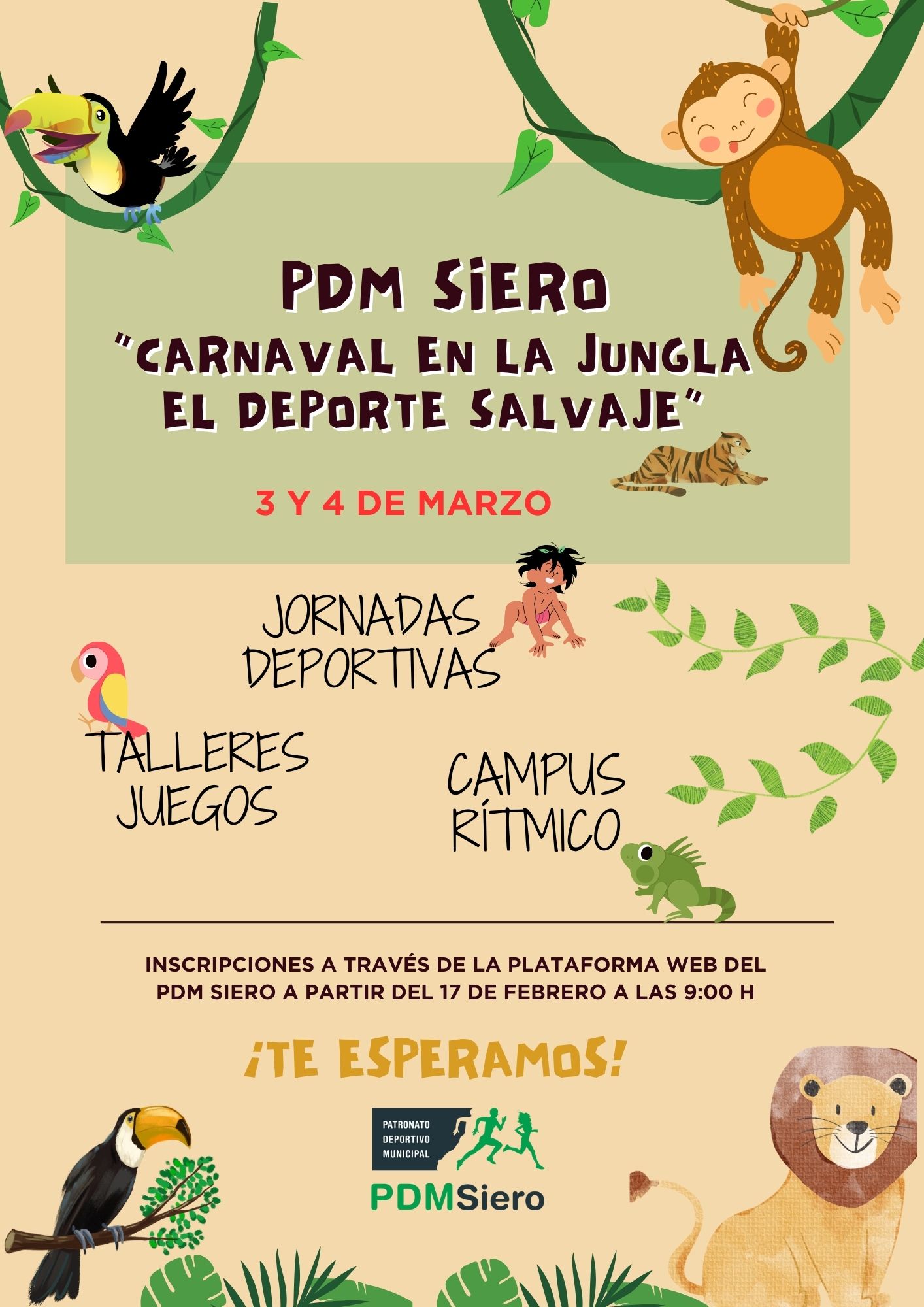 Carnaval en el Patronato Deportivo Municipal