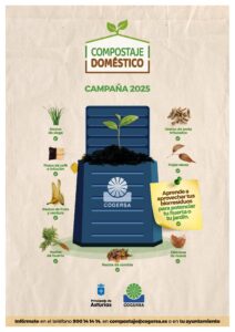 Campaña de Compostaje doméstico. Inscripciones del 24 de febrero al 25 de marzo de 2025.